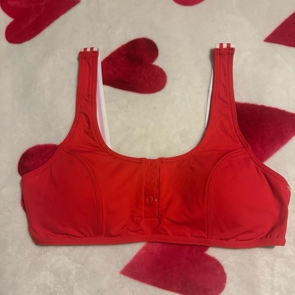 SEAFOLLY Tank Bikini Top in Chilli Red NWOT - Picture 6 of 14
